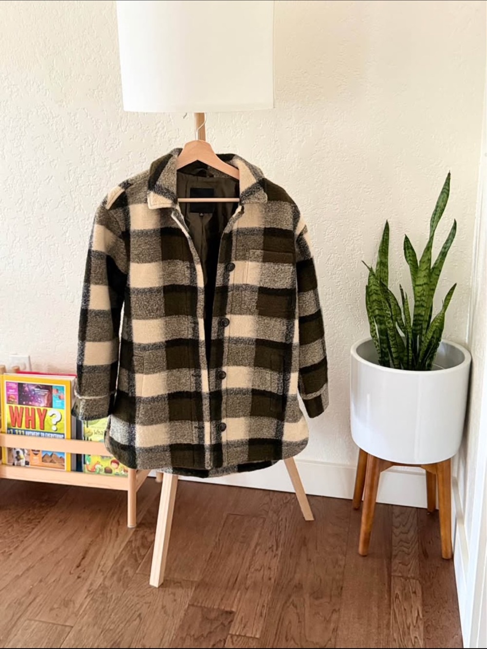 Madewell Wool Shirt-Jacket in Marian Plaid
